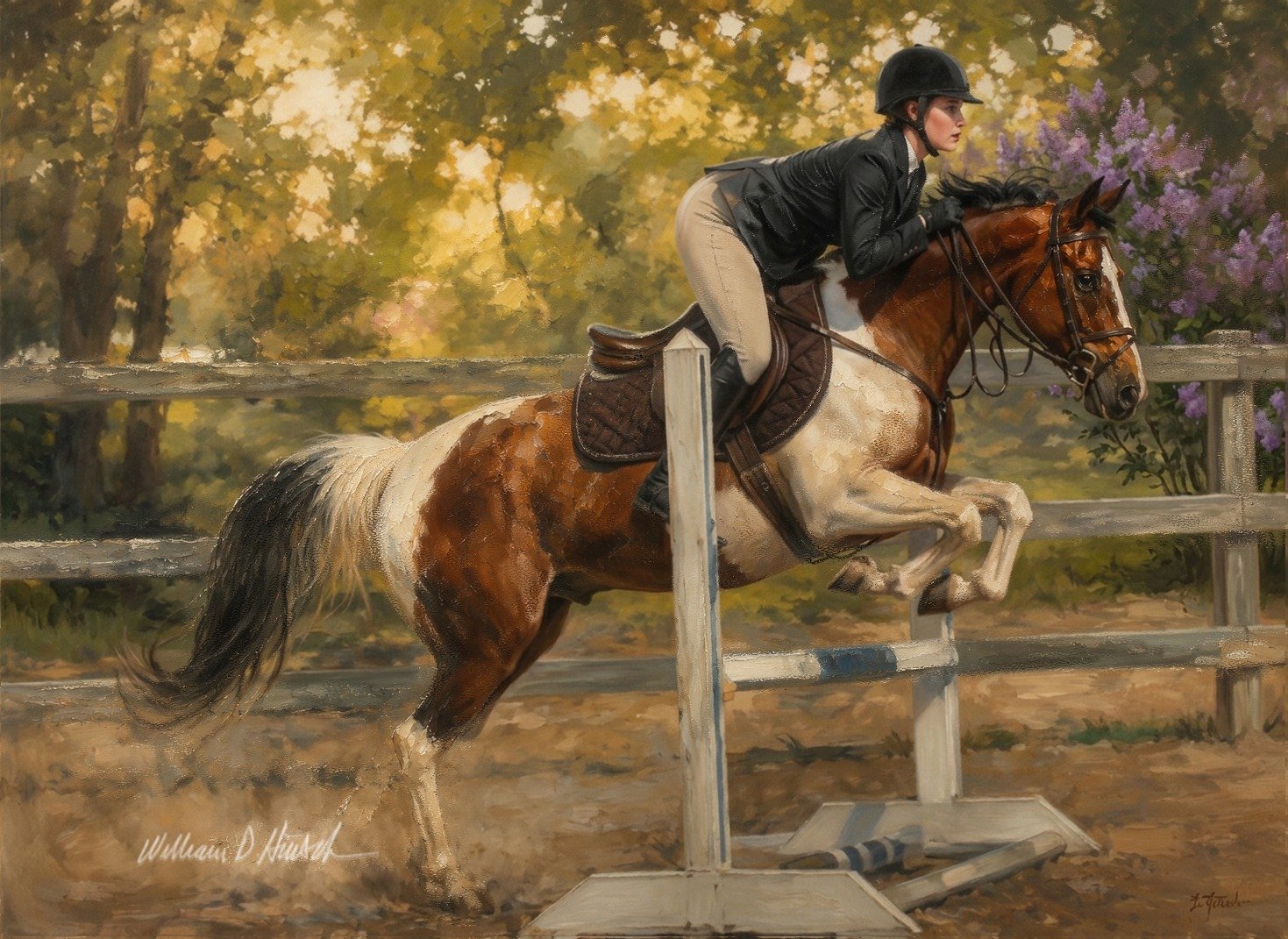 Tracy Kupke riding a horse.
